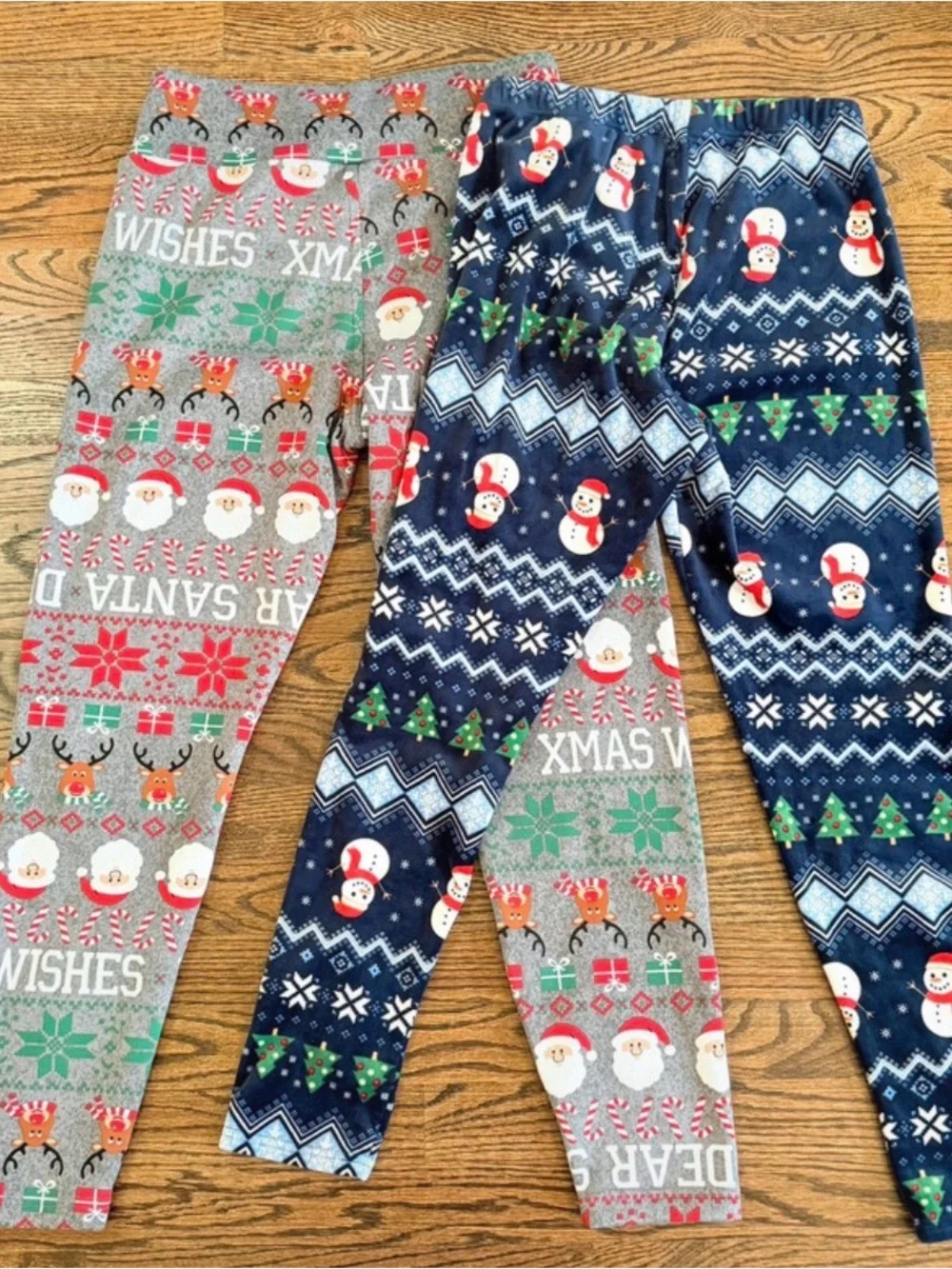 Kids Holiday Christmas Fleece Pajama Bottoms - Cozy, Unisex kids large 11-13